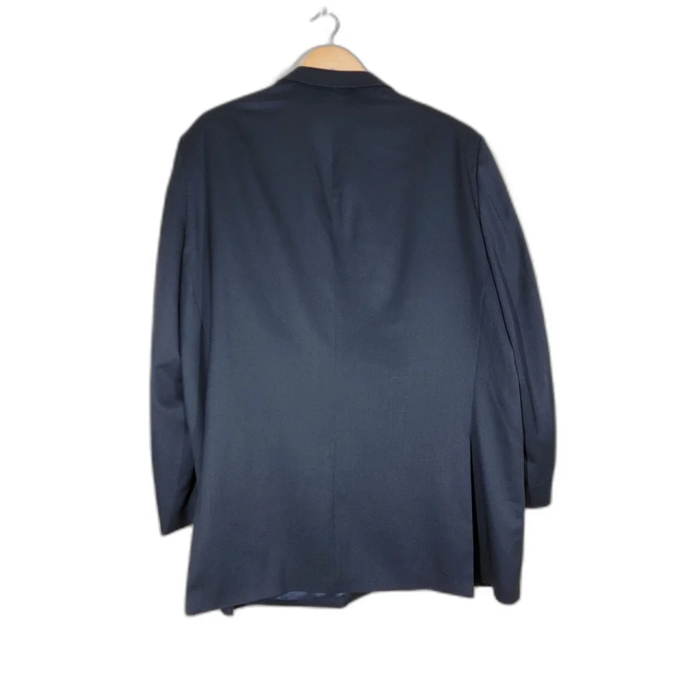 Ermenegildo Zegna Navy Blazer Sport Coat Suit Jacket